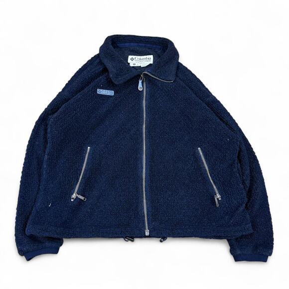 Vintage 90s USA Columbia Sportswear Heavyweight Outerwear Fleece Zip Up Size.XL - Picture 1 of 8